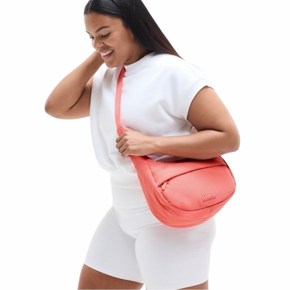 NWT Athleta All About Small Crossbody Hobo Bag - OS/Varsity - Picture 7 of 11